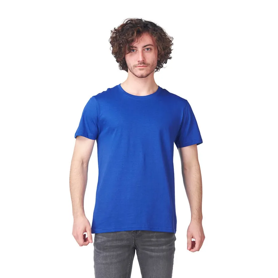 Polera Hombre MC Cottonext 100% Algodón Soft 180 Grs Royal
