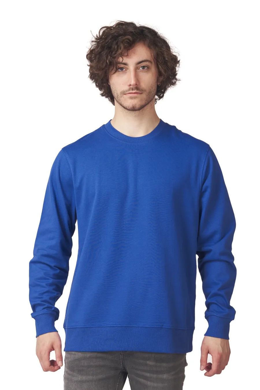 Poleron Cottonext NEW Crew Adulto 80% Algodón / 20% Poliéster Royal