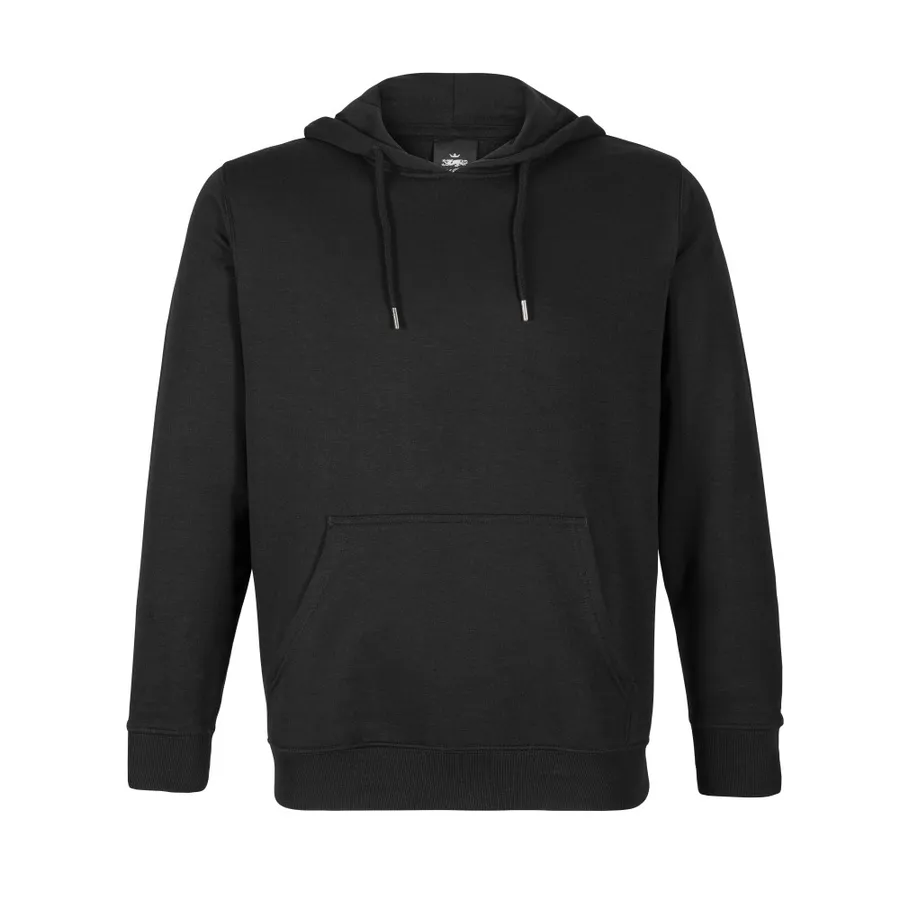 Hoodie Old Brits 80% Algodón 20% Poliéster 300 Grs Negro