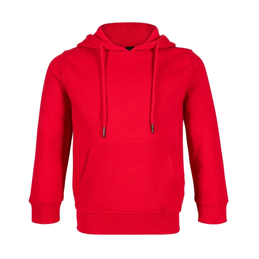 Hoodie Old Brits Niño Unisex 80% Algodón 20% Poliéster. Rojo