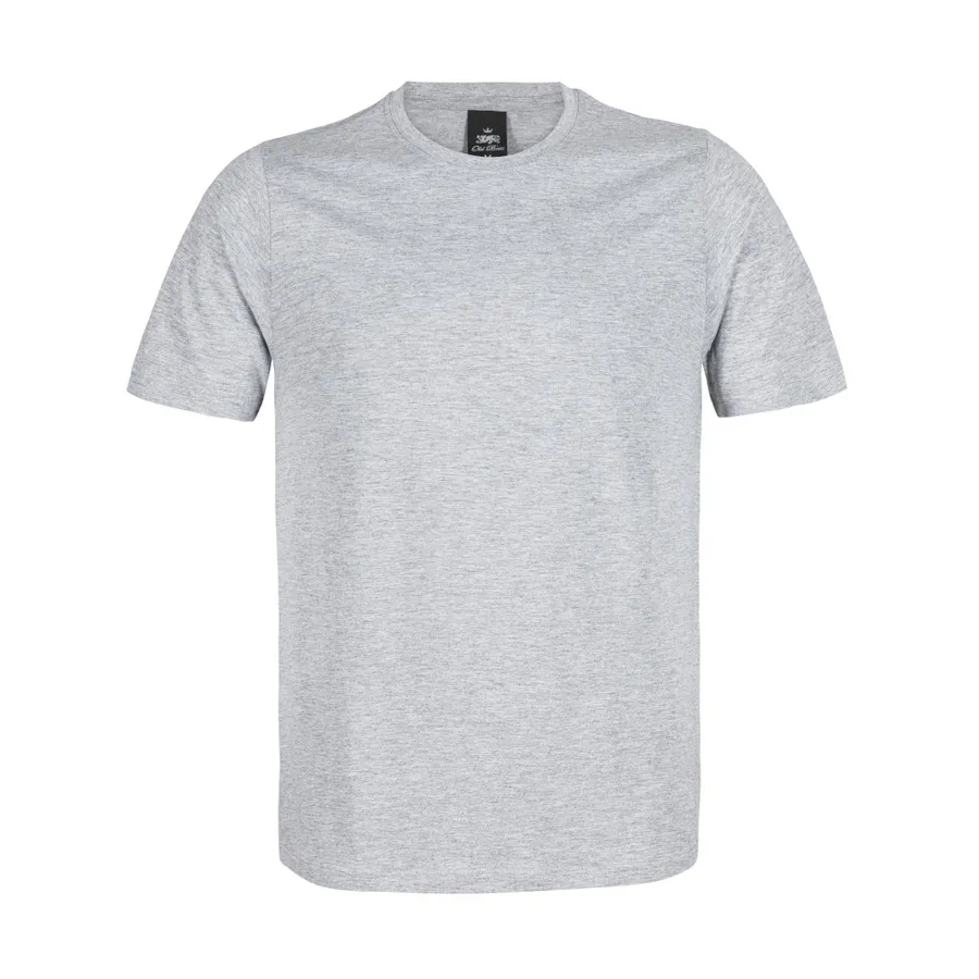 Polera MC Niño Old Brits 100% Algodón 160 Grs Gris Melange