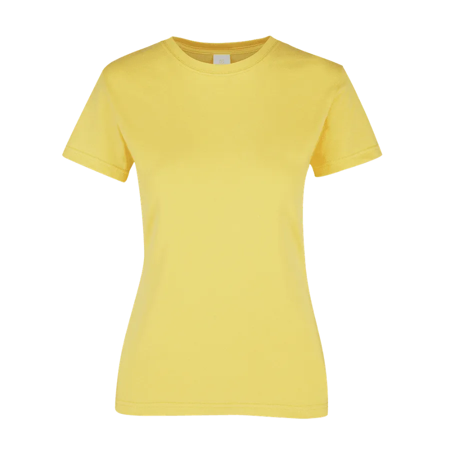 Polera Yazbek D0300 Mujer MC 100% Algodón Amarillo