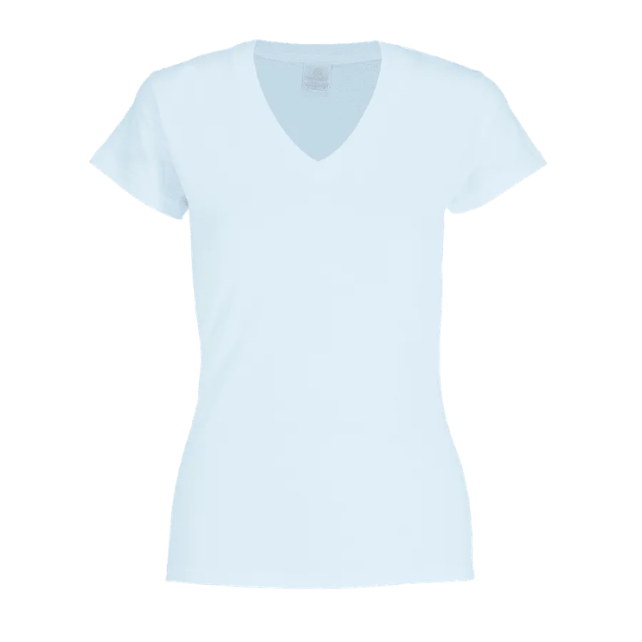 Polera Yazbek D0306 Mujer MC 100% Algodón Blanco
