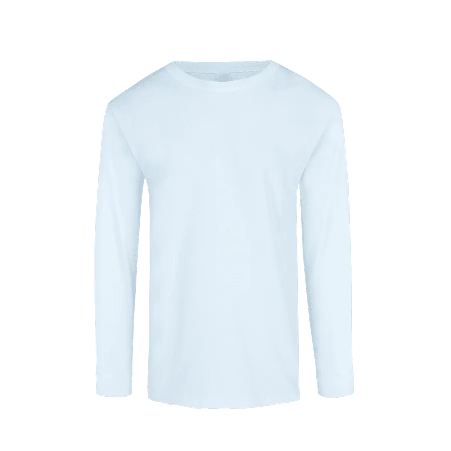 Polera Yazbek C0304 Hombre ML 100% Algodón Blanco