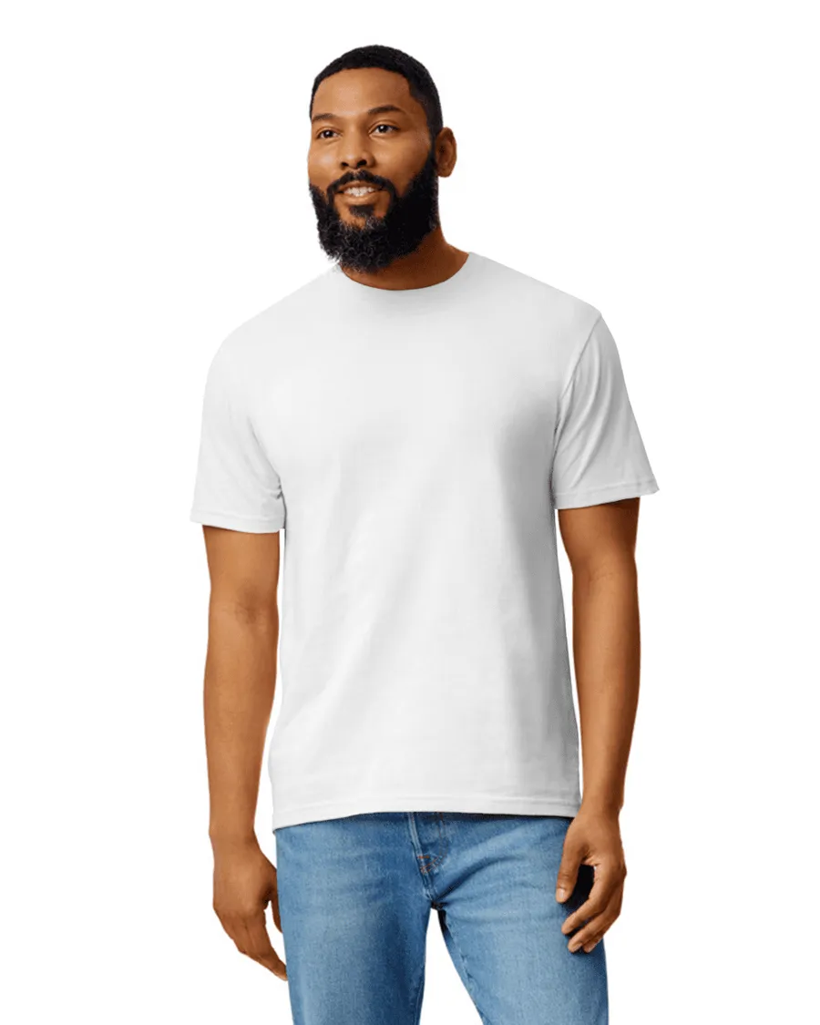 Polera Gildan H000 Hammer Hombre MC 100% Algodón Ring Spun Blanco