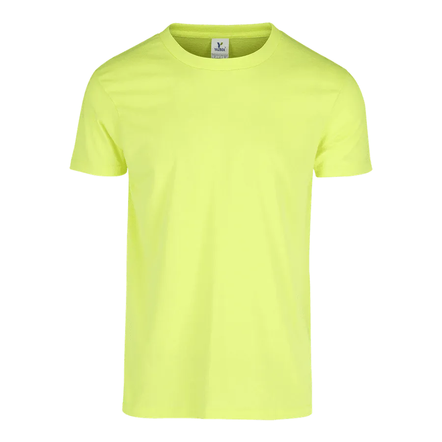 Polera Yazbek C0250 Hombre MC 50% Algodón / 50 Poliéster Amarillo Neon