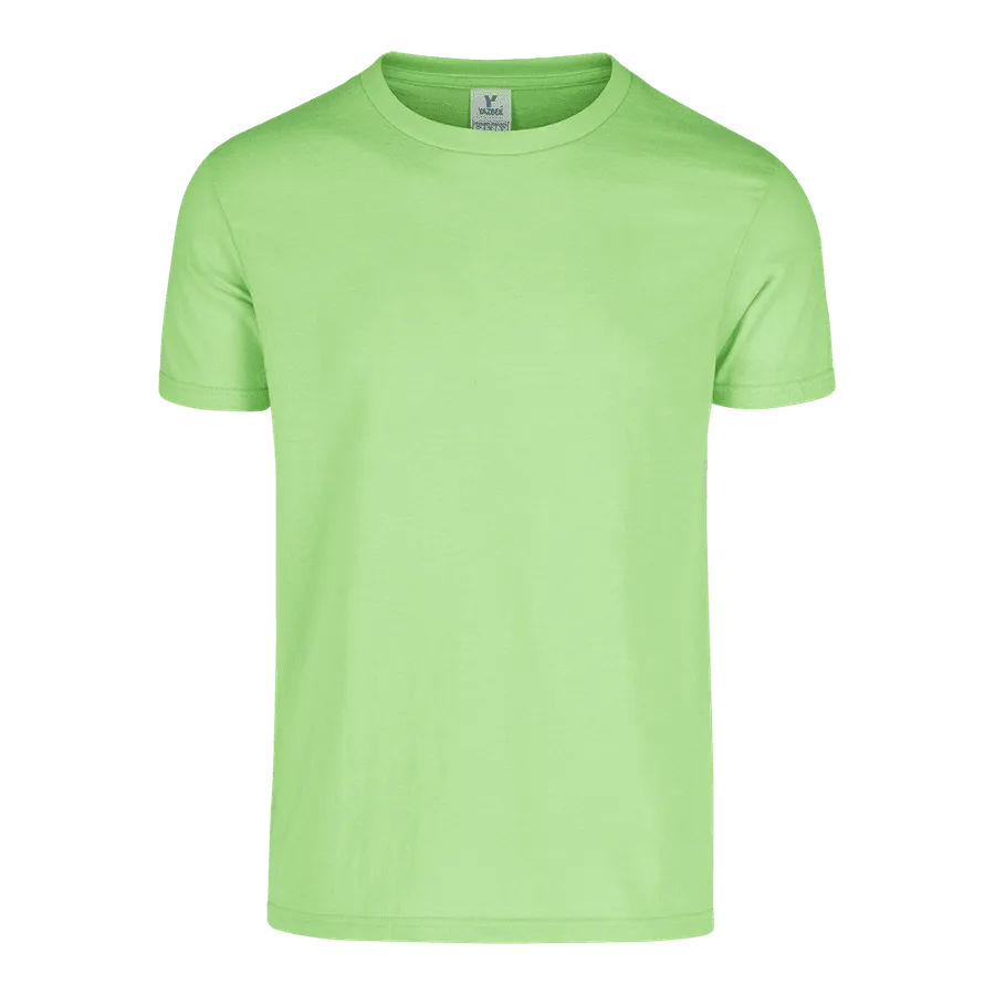 Polera Yazbek C0250 Hombre MC 50% Algodón / 50 Poliéster Verde Neon
